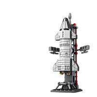 自由品牌 中国积木航天飞机男孩益智拼装火箭儿童玩具发射模型新年节日礼物