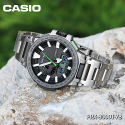 CASIO 卡西欧 PRO TREK系列 52.5毫米太阳能石英腕表 PRX-8000T-7A