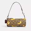 COACH 蔻驰 Outlet Nolita Barrel Bag In Signature Canvas With Banana Print