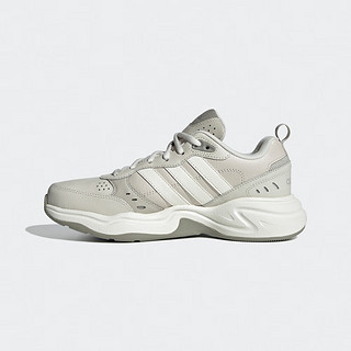 adidas STRUTTER经典复古休闲老爹鞋女阿迪达斯轻运动IG6290 杏灰色/深灰色/白色 44