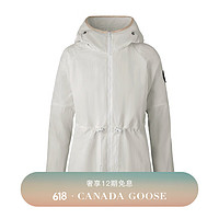 CANADA GOOSE 12期免息：加拿大鹅（Canada Goose）Lundell女士风衣夹克春秋休闲外套 2438WB 433 北辰白 M
