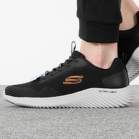 88VIP：SKECHERS 斯凯奇 男士健步鞋跑步鞋透气运动鞋232377-BLK