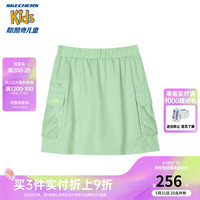 Skechers斯凯奇童装女童梭织短裙儿童户外吸湿速干舒适透气裙子P224G025