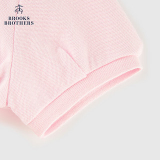 布克兄弟（BrooksBrothers）女童24春夏简约棉质短袖针织Polo衫 6020-粉色 7