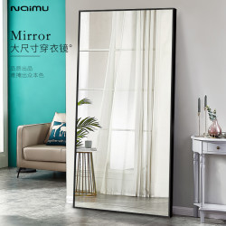 Naimu 奈姆 大镜子全身落地镜网红镜子仪容镜家用贴墙穿衣镜挂墙服装店试衣镜