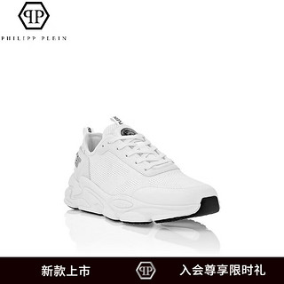 PHILIPP PLEIN/PP Plein Sport2024年夏季男女同款低帮运动鞋 白色 43