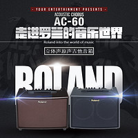Roland 罗兰 吉他专用音箱 AC33 AC40 AC60多路输入输出可电池供电