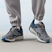 88VIP：SKECHERS 斯凯奇 男鞋灰色跑步鞋网面透气运动鞋耐磨低帮健步鞋220081-GYBL
