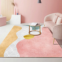 KAYE 地毯客厅满铺加厚家用茶几沙发垫大尺寸卧室房间轻奢高级感床边毯 LUX-T27 120x160 cm