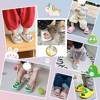 88VIP：小鹿米利 宝宝拖鞋夏女宝1-3岁2婴儿小孩拖鞋室内防滑包跟轻
