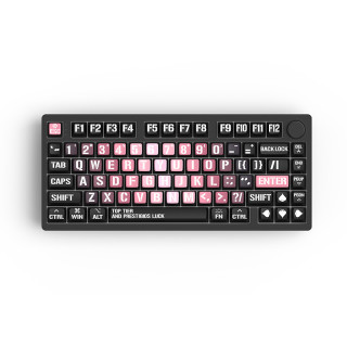 HELLO GANSS ES75T 铝坨坨 KTT静音红轴 布丁键帽 三模 有线 1K