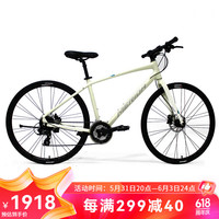 美利達(MERIDA) 探索者X1 24款 平把公路车 24速 油碟 预计6月20日前 平一浅米白 700*43(身高160-170cm)