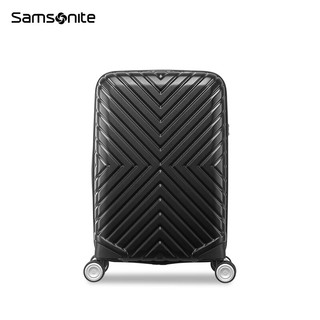 新秀丽（Samsonite）新秀丽拉杆箱轻盈旅行箱 大容量旅行箱拉杆箱 06Q 黑色 24英寸