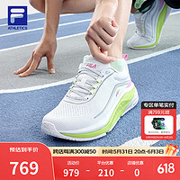FILA 斐乐 女鞋玄豹鞋2代2024夏季跑步鞋 斐乐白-WT 38.5
