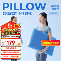 网易严选0压记忆棉枕波浪枕头枕芯B01航空系列慢回弹高低双区呵护颈椎 AB面舒梦枕