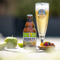 vedett白熊接骨木花玫瑰红比利时原装进口精酿啤酒330ml