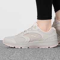 88VIP：SKECHERS 斯凯奇 跑步鞋女鞋GO RUN健步运动鞋缓震网布休闲鞋128280-NTLP