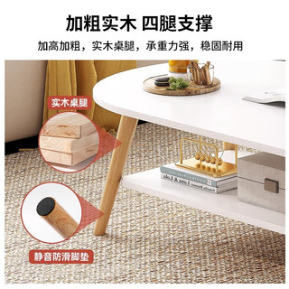 爱家猫 LOVEHOODCAT茶几小户型家用小桌子卧室出租屋阳台边桌简易现代茶桌小茶几边几 【新配色】布朗石纹色+黑腿100CM