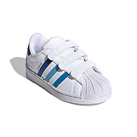 88VIP：adidas 阿迪达斯 三叶草儿童鞋皮面小白鞋春季新款小童贝壳头板鞋IF3577