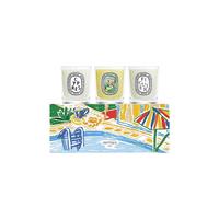 DIPTYQUE 蒂普提克 迷你香氛蜡烛礼盒3支装 夏日之光限定版 (无花果70g+柠檬草70g+柏树70g)