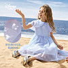 Disney baby 迪士尼 爱莎公主裙 新款连衣裙儿童网纱