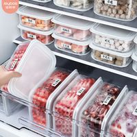 佳帮手 Joybos冰箱收纳盒食品级蔬菜水果密封保鲜肉类冷冻带盖水果便当盒