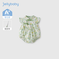 JELLYBABY 婴儿夏季连体衣女童 绿色 90CM