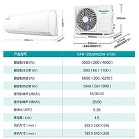 今日必買：Hisense 海信 空調 靜享風 壁掛式空調 1.5匹 一級能效