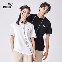 PUMA 彪马 官方男女休闲纯棉印花圆领短袖T恤ESS848723