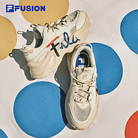 FILA FUSION 斐乐女鞋厚底老爹鞋2024夏季新款休闲透气鞋子运动鞋