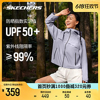 88VIP：SKECHERS 斯凯奇 运动防晒外套硬壳男女同款上衣旅行防水休闲衣