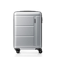 美旅 箱包休闲时尚男女行李箱顺滑万向轮旅行箱21英寸 TJ0银色