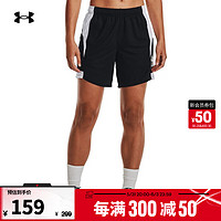 安德玛 UNDERARMOUR）春夏Baseline女子篮球运动短裤1370301 黑色001 M