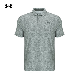 安德玛 UNDERARMOUR）春夏Iso-Chill男子高尔夫运动Polo衫1377364 灰色012 XL