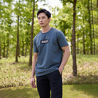 AIGLE 艾高 2024年春夏新款男士UPF40+防紫外線DFT速干排汗短袖T恤