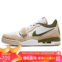 NIKE 耐克 篮球鞋男乔丹312JORDAN LEGACY 312运动鞋FZ4358-100白麻45