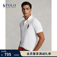Polo Ralph Lauren 拉夫劳伦男装 经典款修身版Polo Bear Polo衫RL16242 100-白色 XS