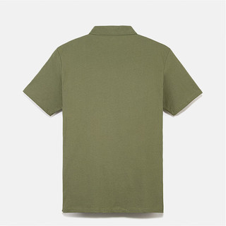 添柏岚（Timberland）男装短袖POLO衫24春夏户外休闲透气|A63YQ A63YQ590/卡塞尔绿色 XL
