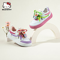 88VIP：Hello Kitty HelloKitty童鞋女童板鞋2024春季新款中大童渐变拼接色潮牌运动鞋