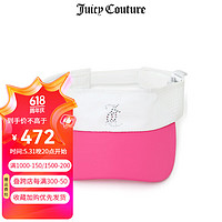 JUICY COUTURE【运动百搭】橘滋帽子女24夏季美式运动休闲高尔夫防晒空顶帽 白色-S F