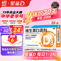 星鯊 維生素D3滴劑（膠囊型）30粒+贈20粒