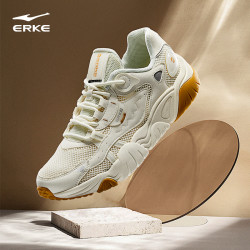 erke鸿星尔克猫爪网球鞋鸿星尔克运动休闲鞋男鞋2024年夏季新款透气软