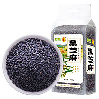 首粮 黑芝麻400g 生黑芝麻打黑芝麻糊五谷杂粮粥米伴侣真空包装