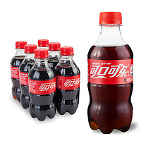 Coca-Cola 可口可乐 300ml*6瓶雪碧芬达零度可乐碳酸饮料清凉解渴 可口可乐 300ml*6瓶