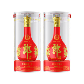 LANGJIU 郎酒 红花郎15 53%vol 酱香型白酒 500ml*2瓶 双支装