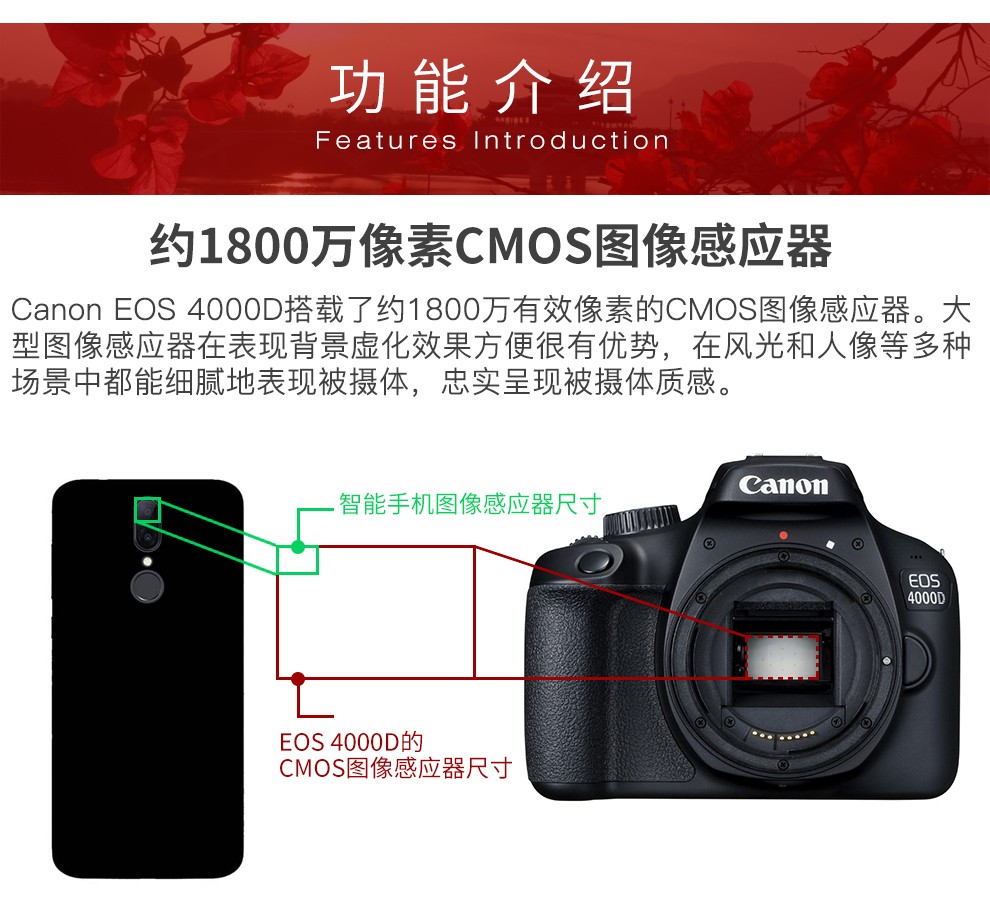Canon 佳能EOS 4000D+18-55mm III 套机【报价价格评测怎么样】-什么值得买