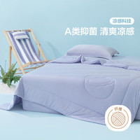 百丽丝水星集团旗下空调被子夏季夏凉被芯 可水洗双人抗菌夏被薄被子 夏日茶动【A类可水洗
