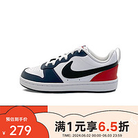 NIKE耐克 yykids COURT BOROUGH LOW 2 BG 男大童运动休闲低帮板鞋 DO7446-101 36.5