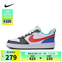 耐克【滔搏运动】NIKE男大童COURT BOROUGH LOW RECRAFT (GS)复刻鞋 HF0742-161 37.5码