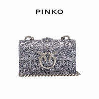 PINKO 品高 閃片粒紋迷你飛鳥燕子包鑰匙包零錢包